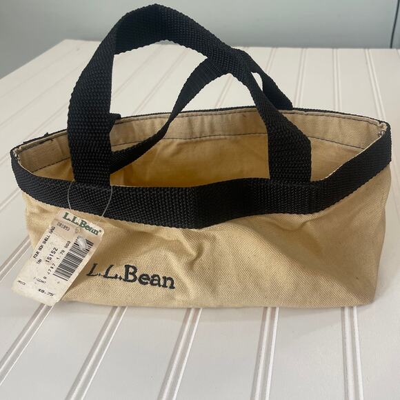L.L. Bean Other - NWT Vintage LL Bean Four Box Shot Shell Bag Canvas Mini Tote RARE